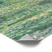 Monet-the-Water-Lily-Teich Poster (Ecke)