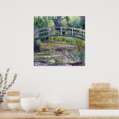 Monet-the-Water-Lily-Teich Poster (Küche)