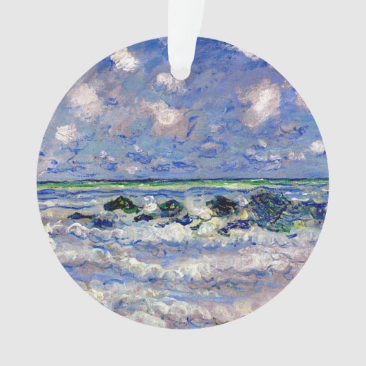 Monet - The Wave, berühmtes Bild, Ornament (Vorderseite)