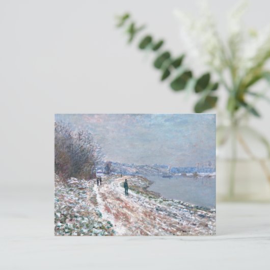 Monet - Towpath in Argenteuil Postkarte (Stehend Vorderseite)