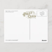 Monet Train Snow Post Card Postkarte (Rückseite)