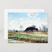 Monet - Tulip Fields bei Sassenheim Postkarte (Vorne/Hinten)
