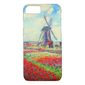 Monet Tulips Windmill Case-Mate iPhone Hülle (Rückseite)