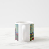 Monet Tulips Windmill Espressotasse (Rückseite)