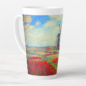Monet Tulips Windmill Milchtasse (Linke Ecke)