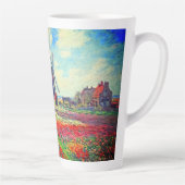 Monet Tulips Windmill Milchtasse (Rechts)
