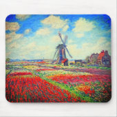Monet Tulips Windmill Mousepad (Vorne)