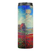 Monet Tulips Windmill Thermosbecher (Rückseite)