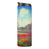 Monet Tulips Windmill Thermosbecher (Nach rechts gedreht)