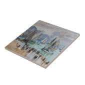 Monet - Verlassend Fischereifahrzeuge des Hafens L Fliese (Seite)