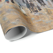 Monet - Verlassend Fischereifahrzeuge des Hafens L Geschenkpapier (Rolleneckpunkt)