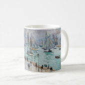 Monet - Verlassend Fischereifahrzeuge des Hafens L Kaffeetasse (VorderseiteRechts)
