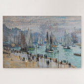 Monet - Verlassend Fischereifahrzeuge des Hafens L Puzzle (Horizontal)
