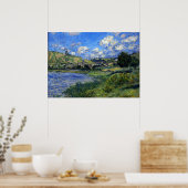 Monet - Vetheuil, Paysage Poster (Küche)