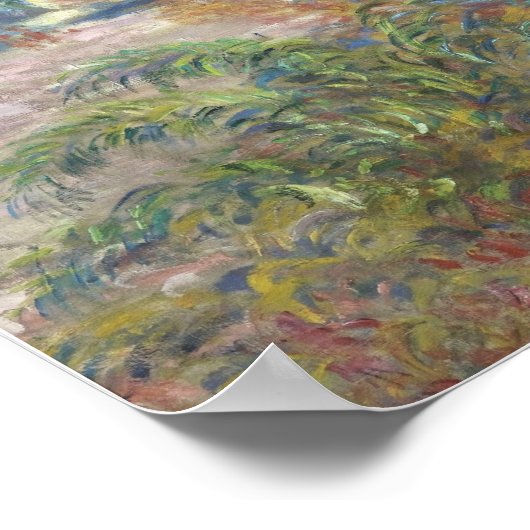 Monet - Villas bei Bordighera Poster (Ecke)