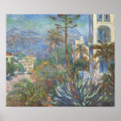 Monet - Villas bei Bordighera Poster (Vorne)
