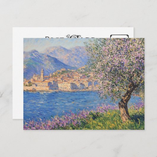 Monet Vintag Art Postkarte (Vorne/Hinten)