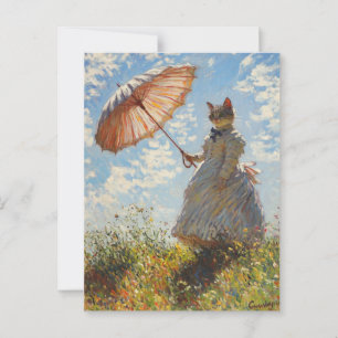 Monet Vintag Art Postkarte
