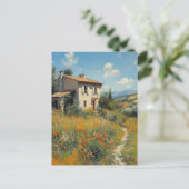 Monet Vintag Art Postkarte (Stehend Vorderseite)