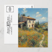 Monet Vintag Art Postkarte (Vorne/Hinten)