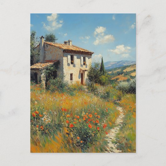 Monet Vintag Art Postkarte (Vorderseite)