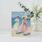 Monet Vintag Art Postkarte (Stehend Vorderseite)