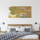 Monet Vintag den Wasserliliensee Leinwanddruck (Insitu (Schlafzimmer))