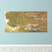 Monet Vintag den Wasserliliensee Leinwanddruck (Insitu (Holzboden))