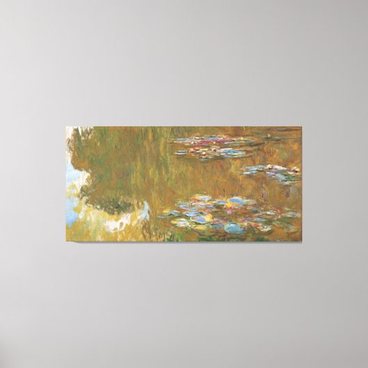 Monet Vintag den Wasserliliensee Leinwanddruck (Vorderseite)