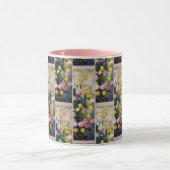Monet Vintage blumengeschmückte Blume Tasse (Zentrum)