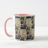 Monet Vintage blumengeschmückte Blume Tasse (Links)