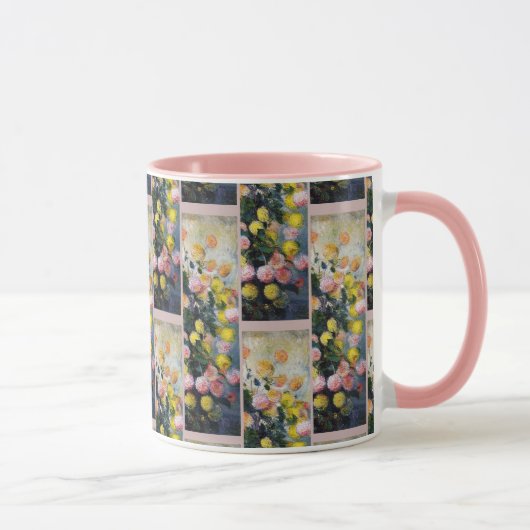 Monet Vintage blumengeschmückte Blume Tasse (Rechts)