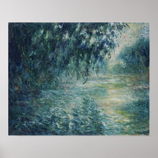 Monet - Vormittag auf der Seine Poster (Vorne)