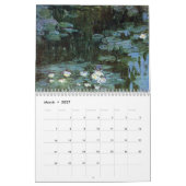 Monet Wasser-Lilien 2017 Kalender (Mär 2027)