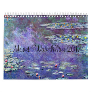 Monet Wasser-Lilien 2017 Kalender