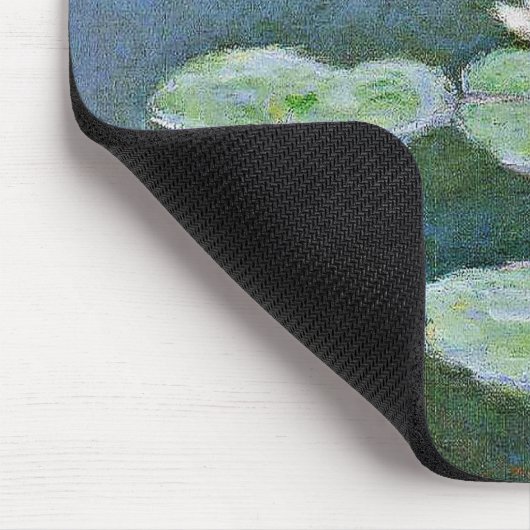 Monet - Wasser Lilien, Abend, Mousepad (Ecke)