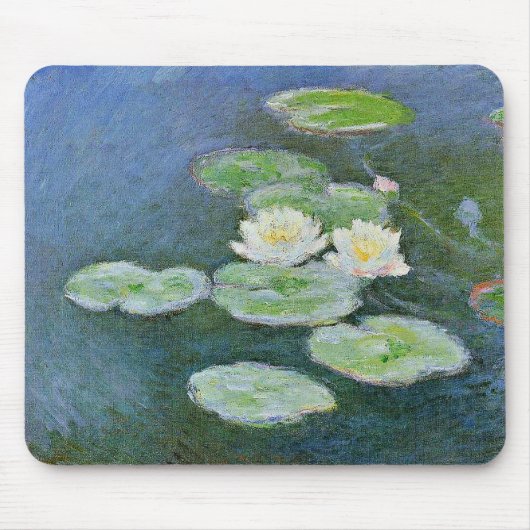 Monet - Wasser Lilien, Abend, Mousepad (Vorne)