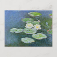 Monet - Wasser Lilien, Abend,