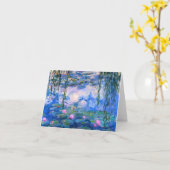 Monet Wasser-Lilien-Anmerkungs-Karte Karte (Gelbe Blume)