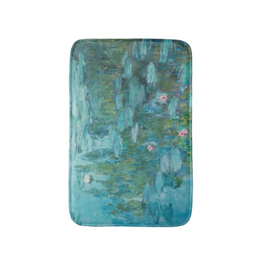 MONET Wasser-Lilien Badematte (Vorderseite Vertikal)