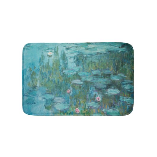 MONET Wasser-Lilien Badematte (Vorderseite)