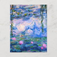 Monet Wasser-Lilien-Einladungen