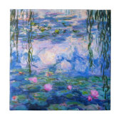 Monet Wasser-Lilien-Fliese Fliese (Vorderseite)