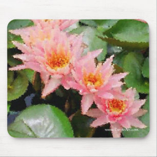 "Monet" Wasser-Lilien-Gruppe Mousepad