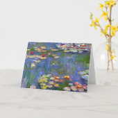 Monet Wasser-Lilien-Gruß-Karte 1916 Karte (Gelbe Blume)