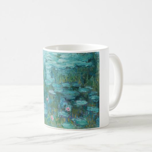 MONET Wasser-Lilien Kaffeetasse (VorderseiteRechts)