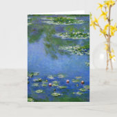 Monet Wasser-Lilien Karte (Gelbe Blume)