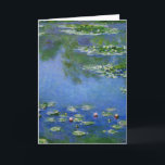 Monet Wasser-Lilien Karte<br><div class="desc">Monet Wasser-Lilien</div>