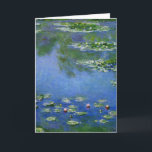 Monet Wasser-Lilien Karte<br><div class="desc">Monet Wasser-Lilien</div>