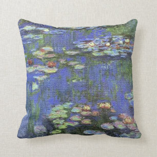 Monet Wasser-Lilien-Kissen Kissen